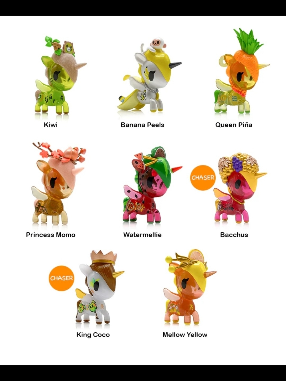 Tokidoki Unicorno Series Sweet Fruits Vinyl Figure Queen Piña
